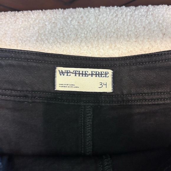 NWT Free People, We The Free CRVY Swan Song Short, 34 in Black - Picture 8 of 10
